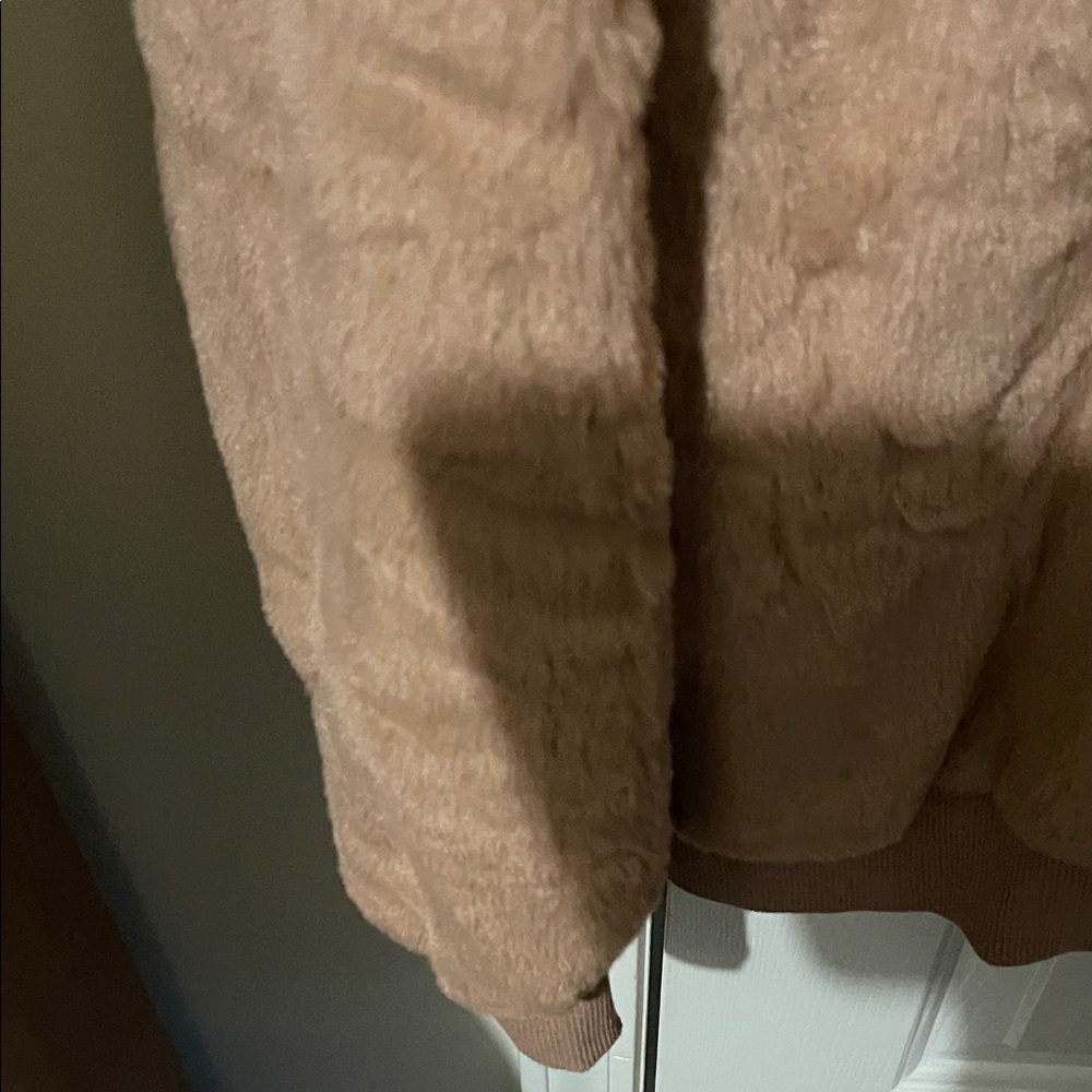 Easel Tan Fuzzy Hoodie Sweatshirt - Picture 9 of 13